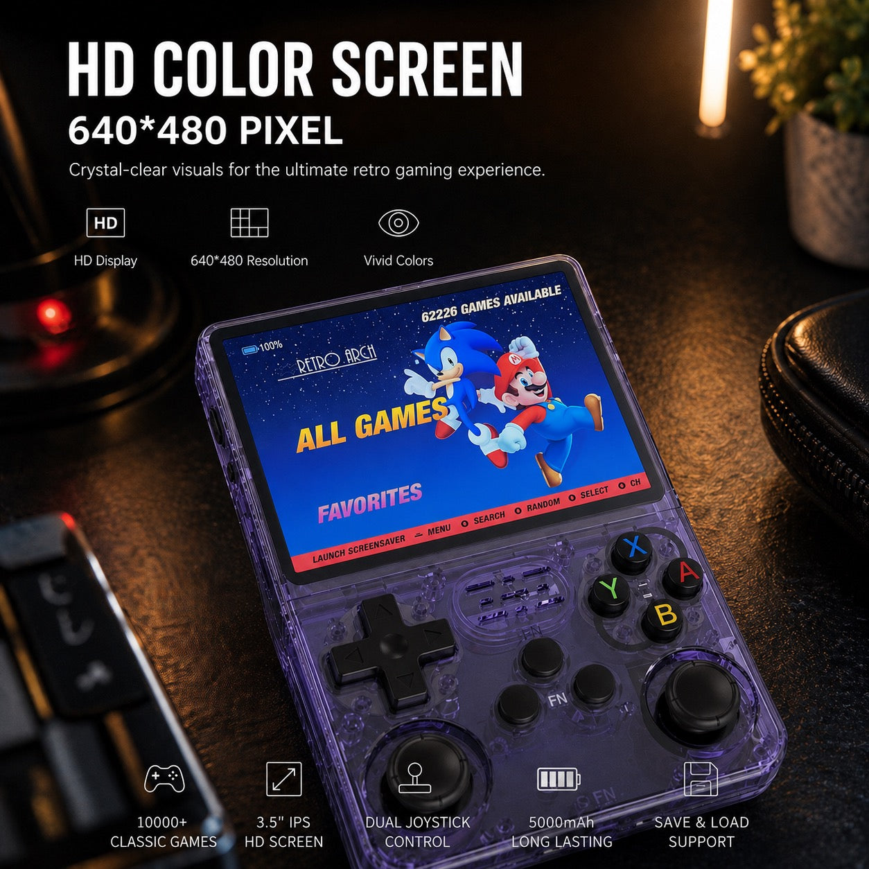 Veltra - Retro Handheld Game Console