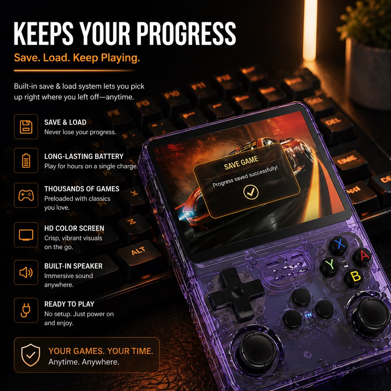 Veltra - Retro Handheld Game Console