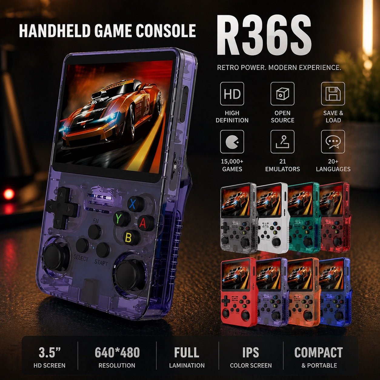 Veltra - Retro Handheld Game Console